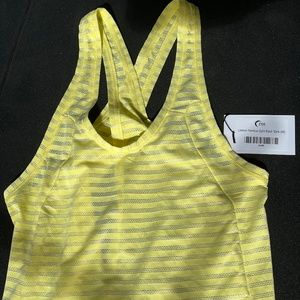 Lemon Nimbus Split Back Tank